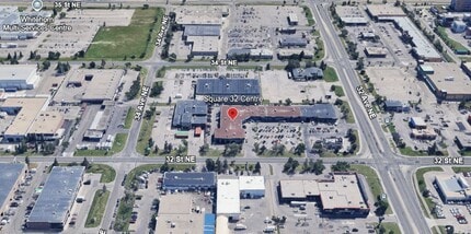 3310 32nd St NE, Calgary, AB - AERIAL  map view