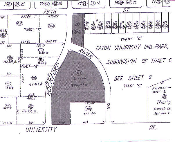 501-519 S Rockford Dr, Tempe, AZ for lease - Plat Map - Image 3 of 18