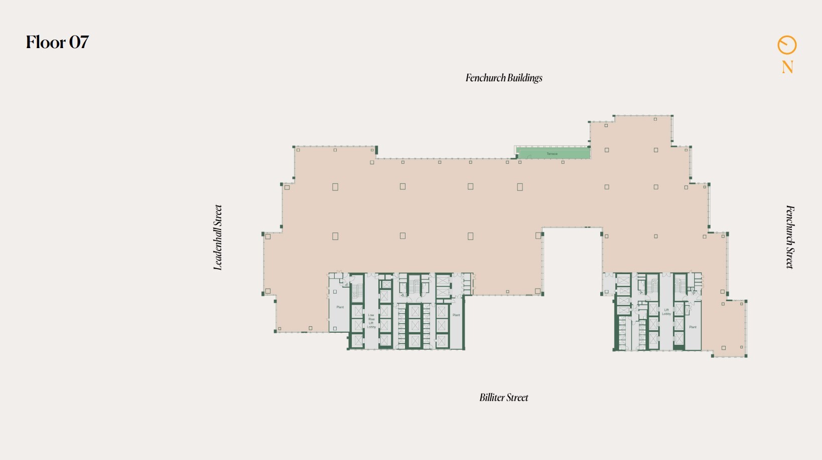 40 Leadenhall St, London for lease Typical Floor Plan- Image 1 of 1