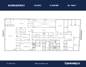 45 Broadway, New York, NY for lease Floor Plan- Image 1 of 1
