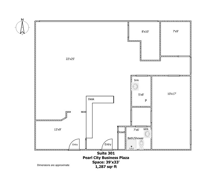 803 Kamehameha Hwy, Pearl City, HI for lease Floor Plan- Image 1 of 1