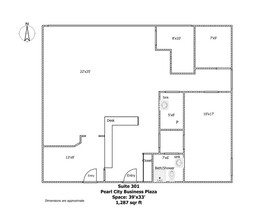 803 Kamehameha Hwy, Pearl City, HI for lease Floor Plan- Image 1 of 1