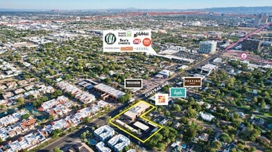 5300 N Central Ave, Phoenix, AZ - AERIAL  map view - Image1