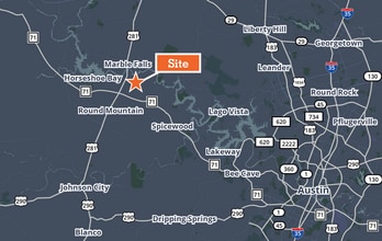 Ranch to Market 2147, Marble Falls, TX - AERIAL  map view - Image1