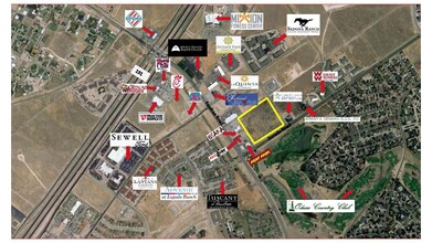 Paradigm Plaza Retail Space for Lease, Odessa, TX - aerial  map view - Image1