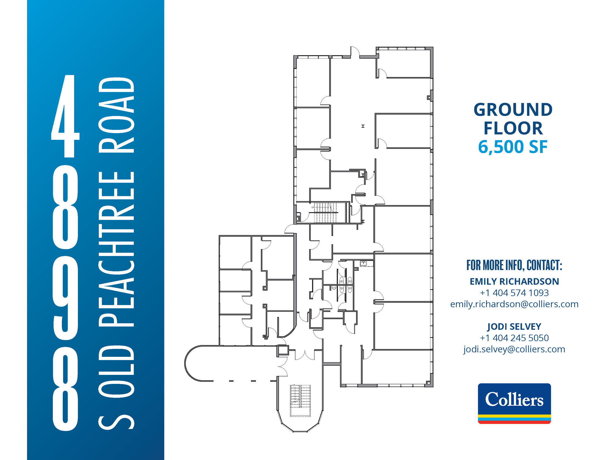 4898 S Old Peachtree Rd, Peachtree Corners, GA for sale Floor Plan- Image 1 of 1