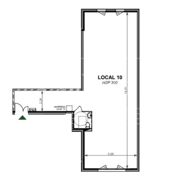 Office in Aubagne for lease - Floor Plan - Image 3 of 9