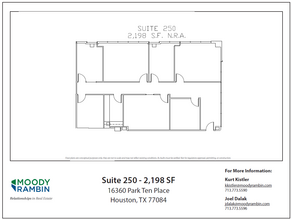 16360 Park Ten Place Dr, Houston, TX for lease Floor Plan- Image 1 of 1