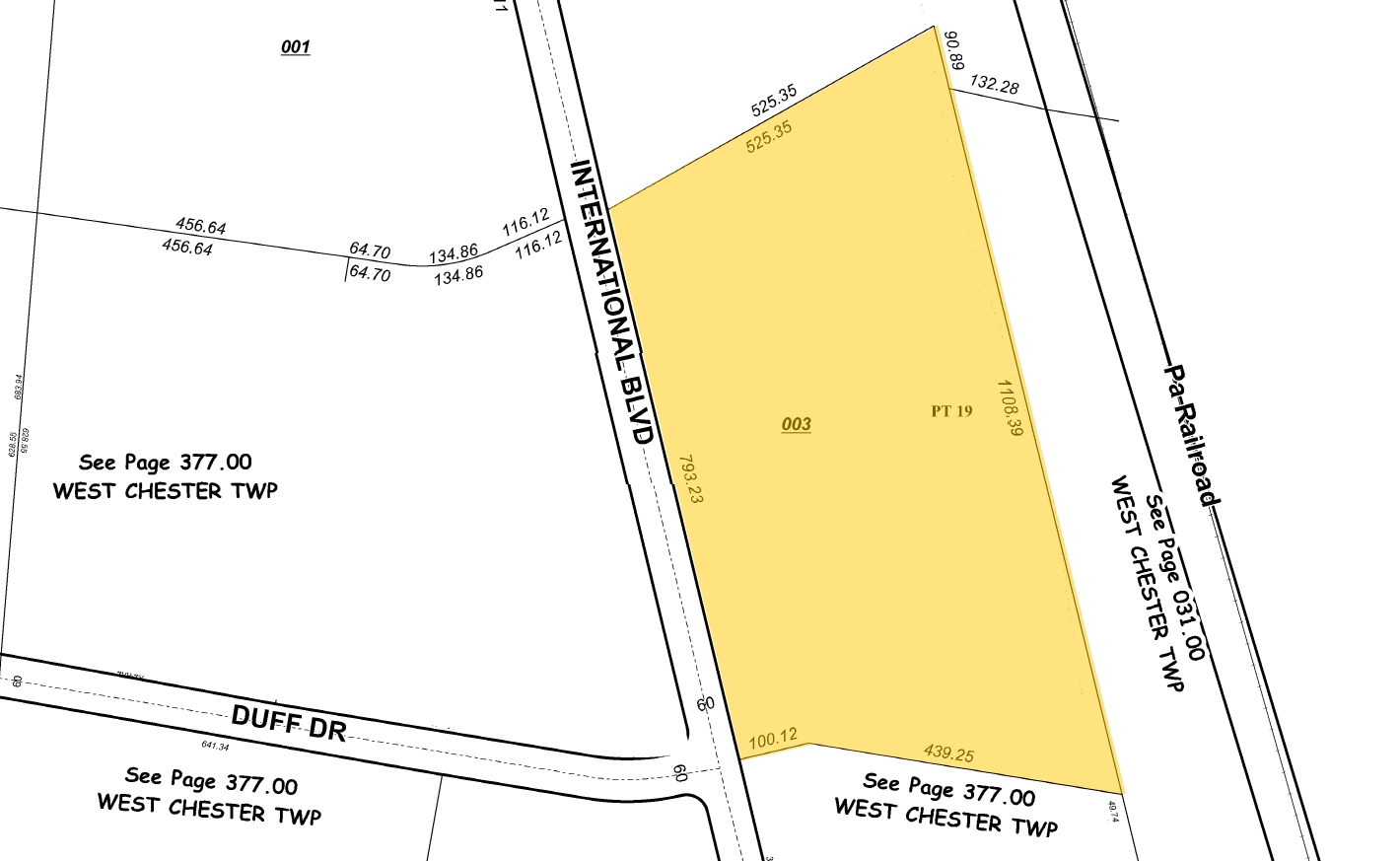 9842 International Blvd, West Chester, OH for sale Plat Map- Image 1 of 1