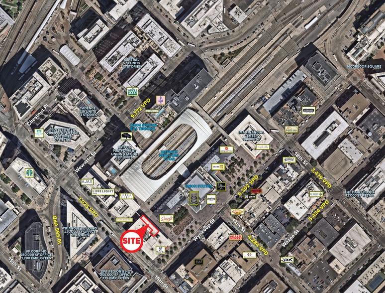 1625 Wynkoop St, Denver, CO for lease - Aerial - Image 2 of 3