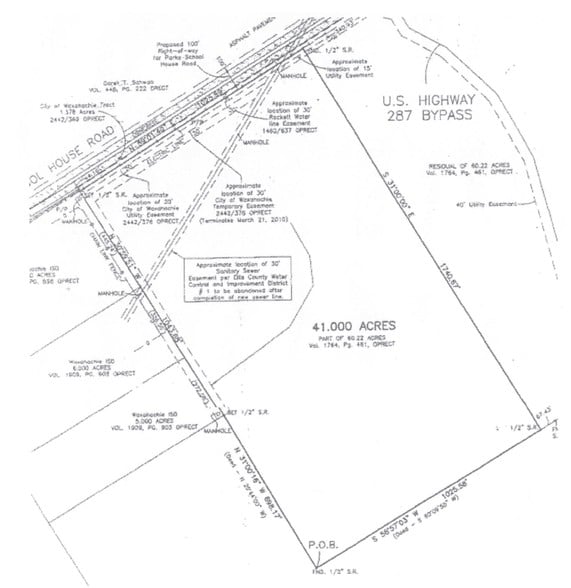 Parks School House Rd, Waxahachie, TX for sale - Plat Map - Image 3 of 3
