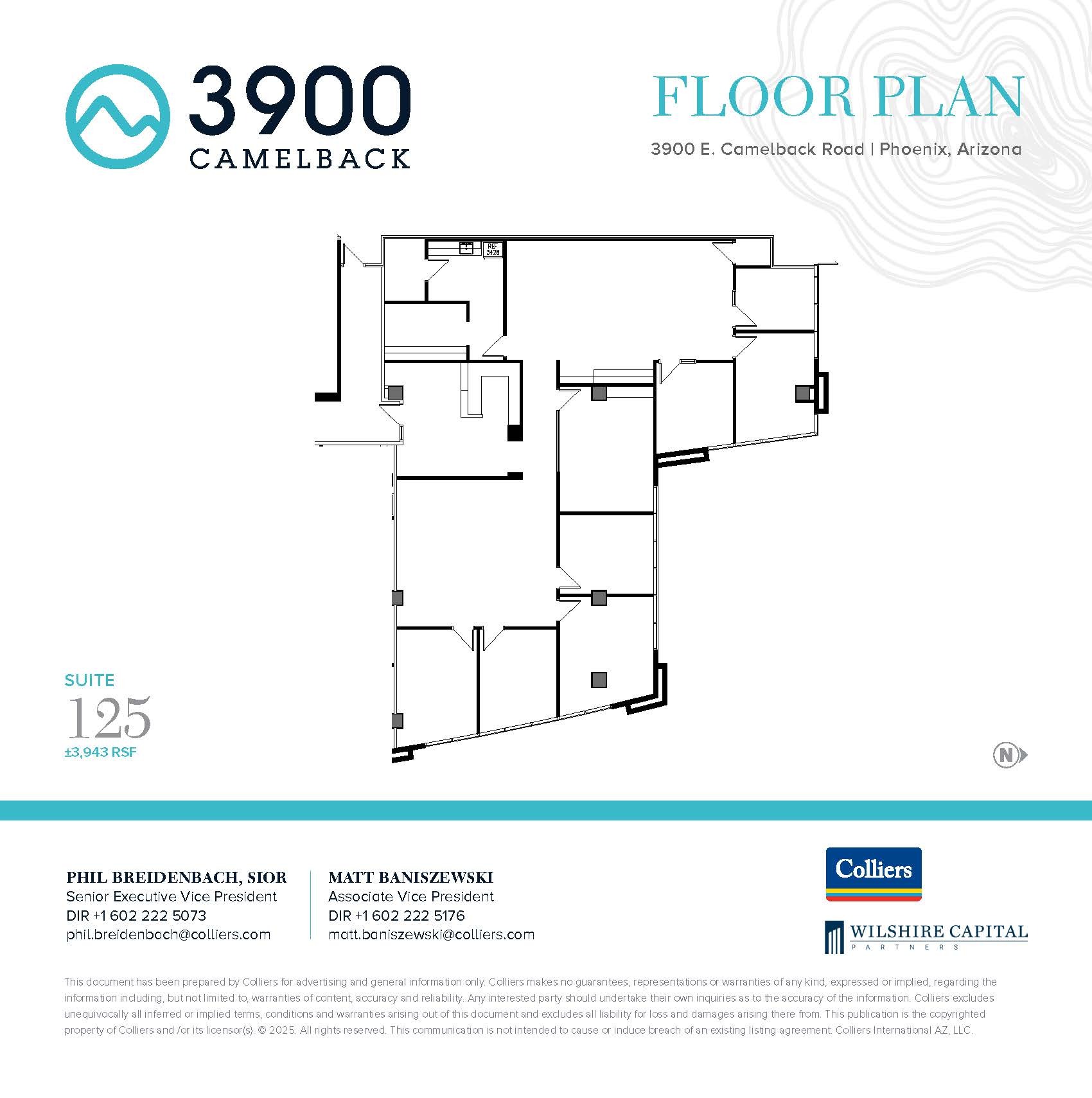 3900 E Camelback Rd, Phoenix, AZ for lease Floor Plan- Image 1 of 2