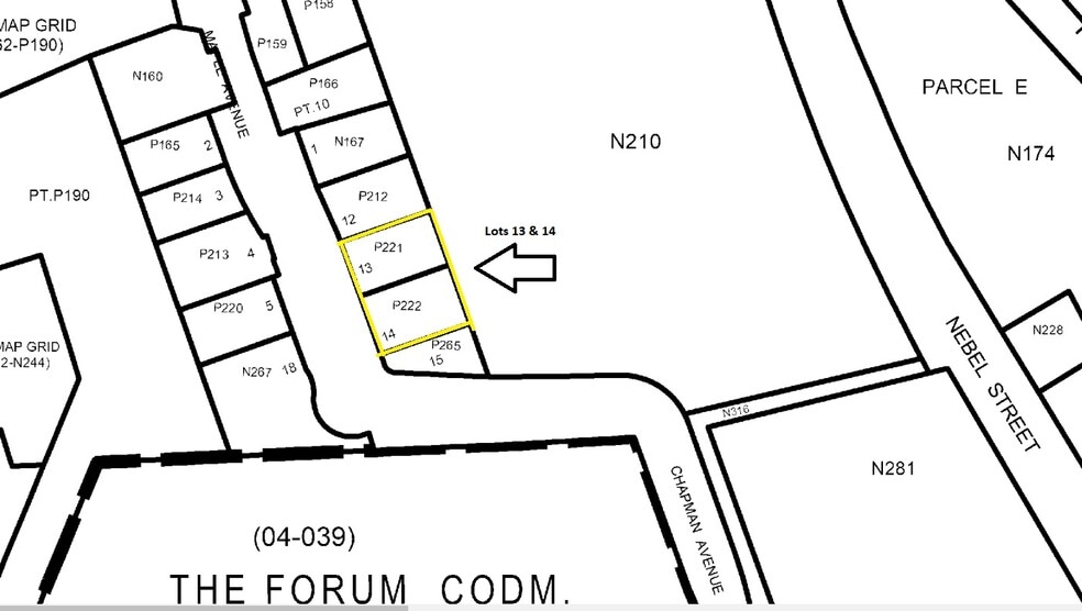 11909 Maple Ave, Rockville, MD for sale - Plat Map - Image 3 of 5
