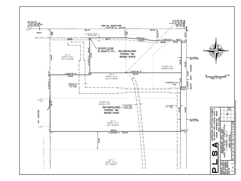 4800 W Nob Hill Blvd, Yakima, WA for sale - Plat Map - Image 2 of 4