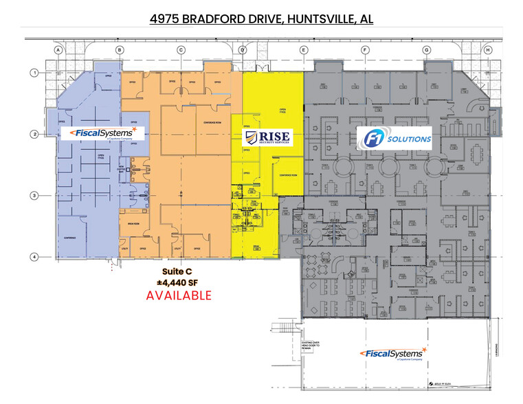 4975 Bradford Dr, Huntsville, AL for lease - Floor Plan - Image 3 of 3