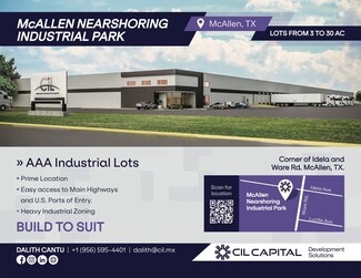 More details for McAllen Near Shoring Campus, McAllen, TX - Land for Lease