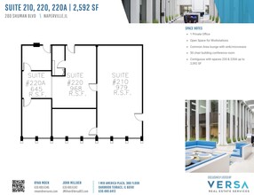 280 Shuman Blvd, Naperville, IL for lease Floor Plan- Image 2 of 2