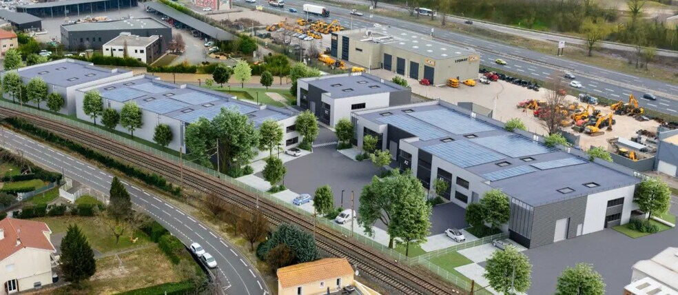 25 Chemin De La Lône, OULLINS-PIERRE-BÉNITE for sale - Aerial - Image 2 of 5