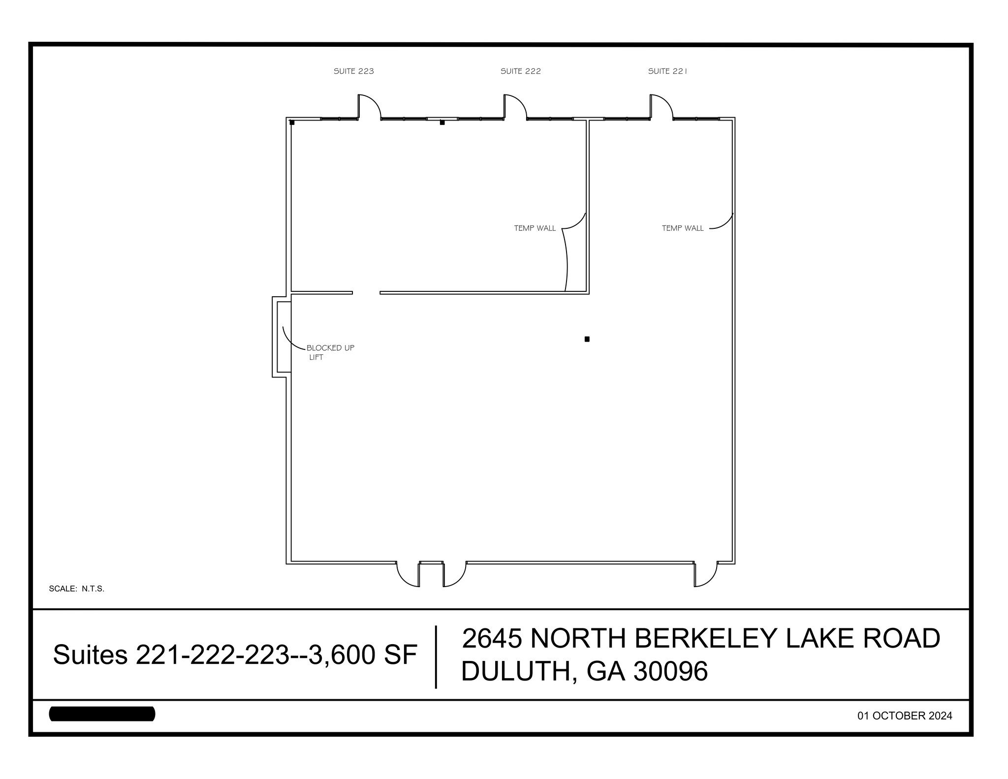 2645 N Berkeley Lake Rd, Duluth, GA for lease Site Plan- Image 1 of 1