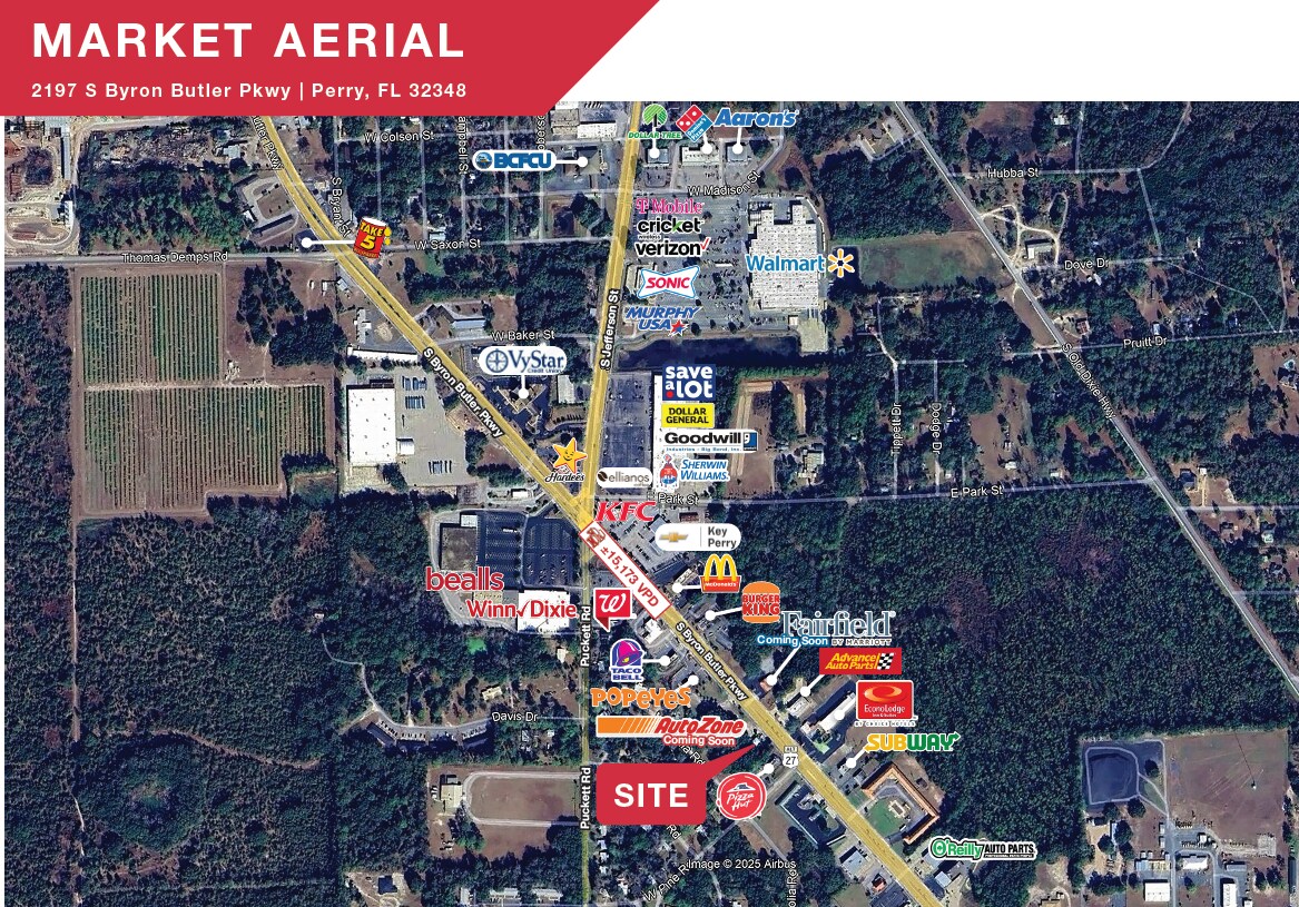 2197 S Byron Butler Pky Perry - 2197 S Byron Butler Pky Perry FL Aerial 1 LargeHighDefinition