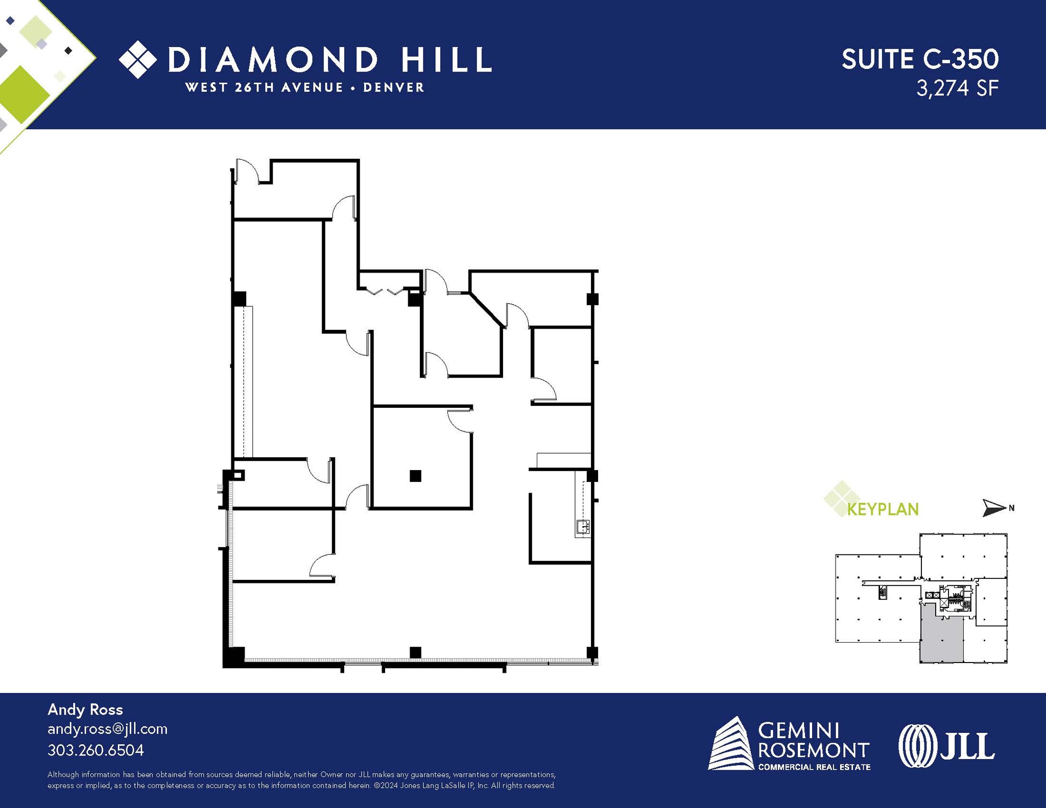 2490 W 26th Ave, Denver, CO for lease Floor Plan- Image 1 of 2