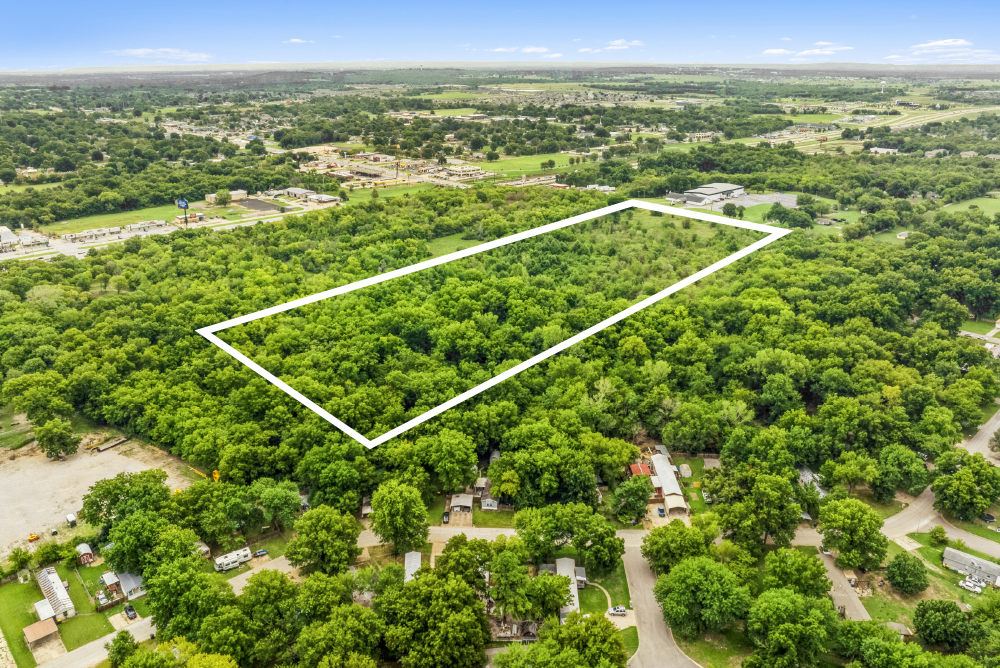 US-75 & W. 141st Street, Glenpool, OK for sale Aerial- Image 1 of 4