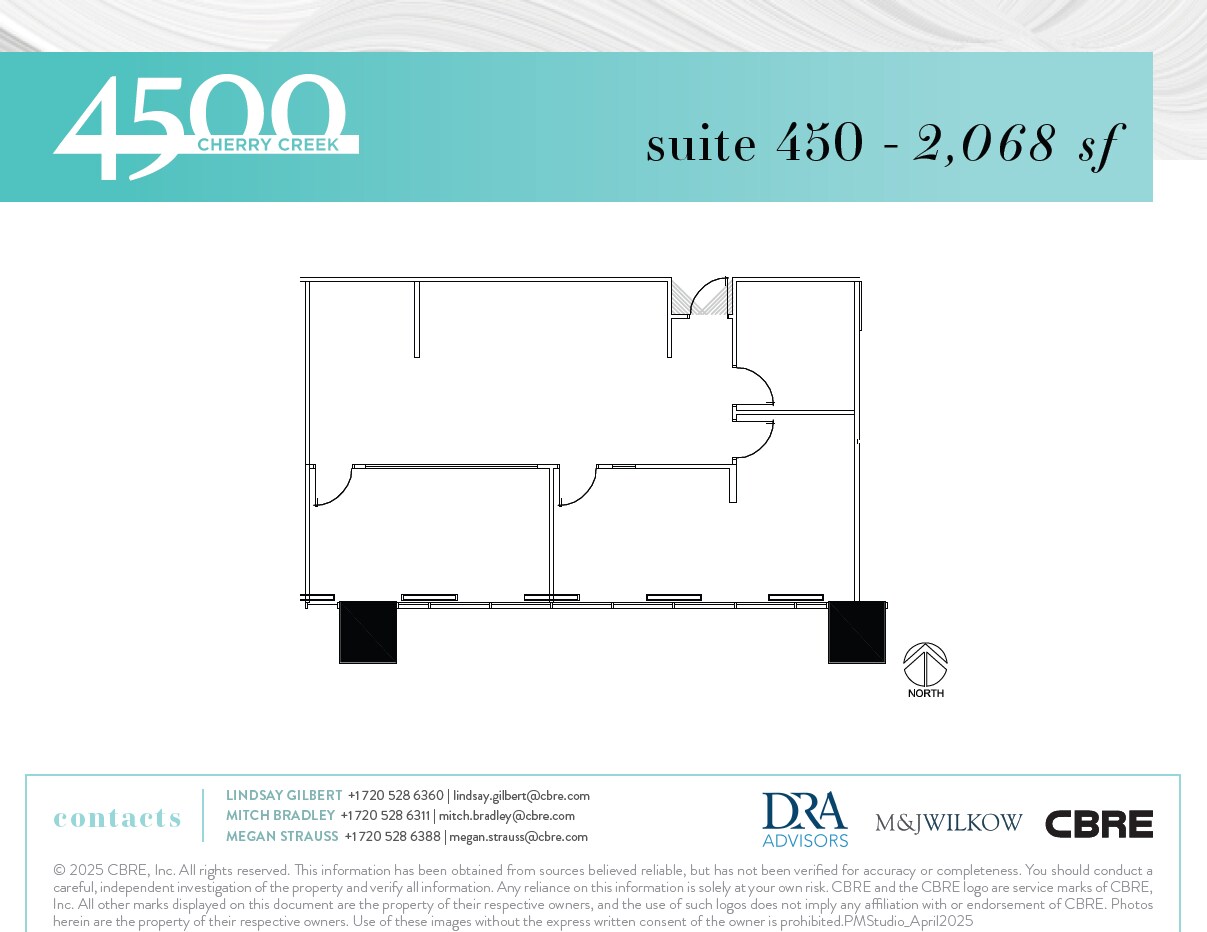 4500 S Cherry Creek Dr, Denver, CO for lease Floor Plan- Image 1 of 2