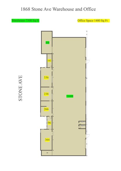 1868-1872 Stone Ave, San Jose, CA for lease - Site Plan - Image 1 of 45