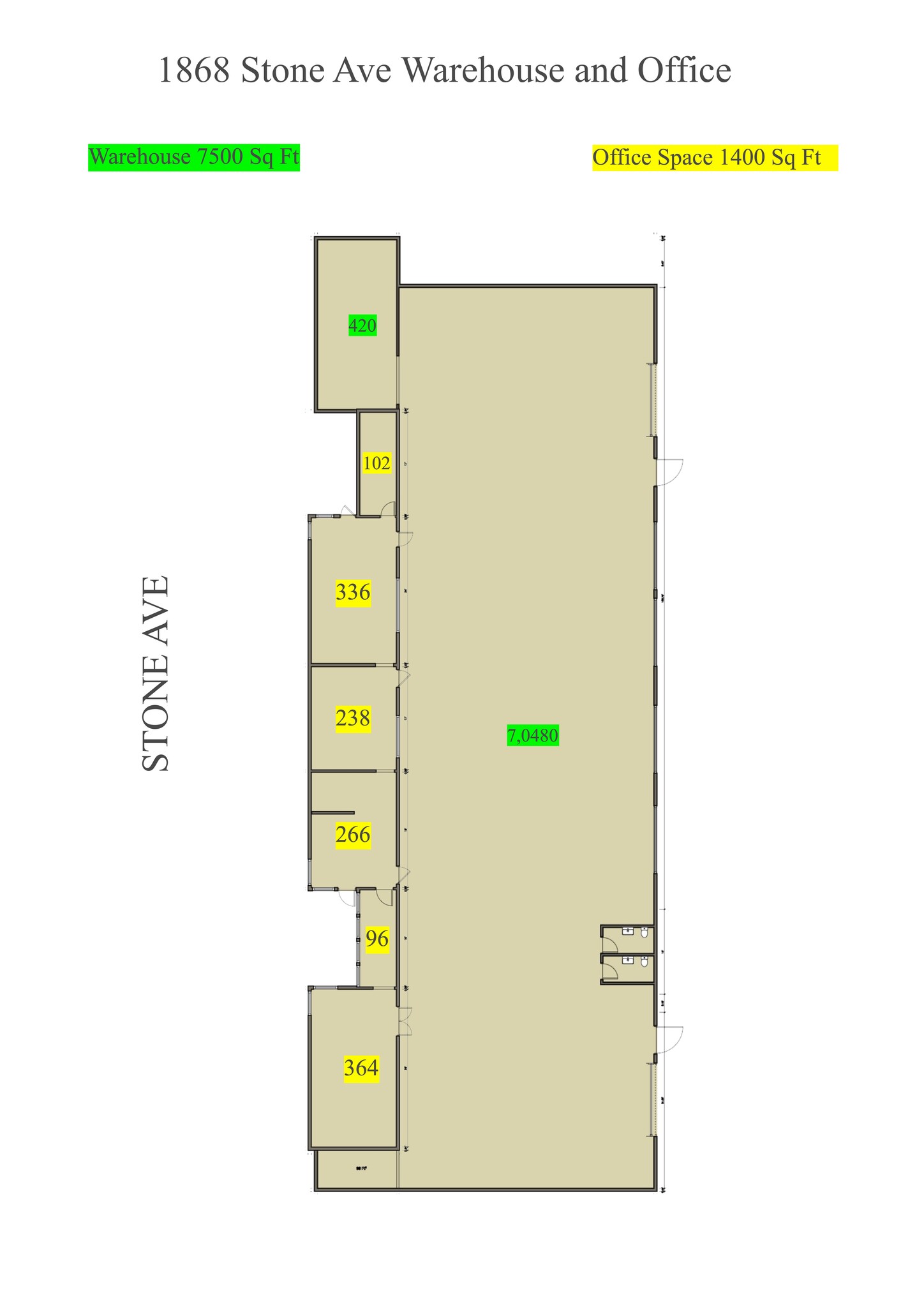 1868-1872 Stone Ave, San Jose, CA for lease Site Plan- Image 1 of 46