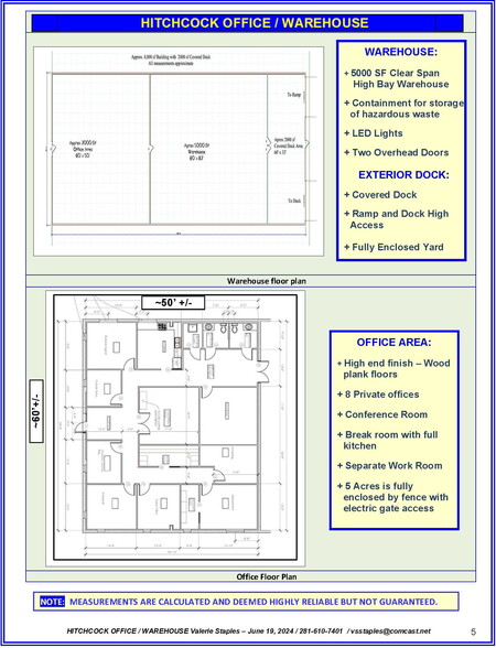 8533 FM 2004, Hitchcock, TX for lease - Floor Plan - Image 2 of 2