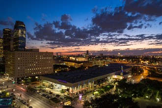 510 Texas St, Houston, TX - aerial  map view