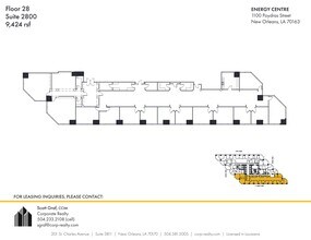 1100 Poydras St, New Orleans, LA for lease Site Plan- Image 1 of 1