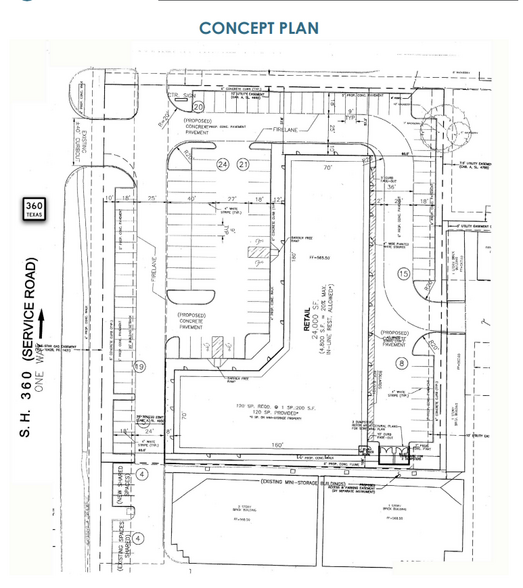 4640 TX-360, Grand Prairie, TX for sale - Site Plan - Image 2 of 5