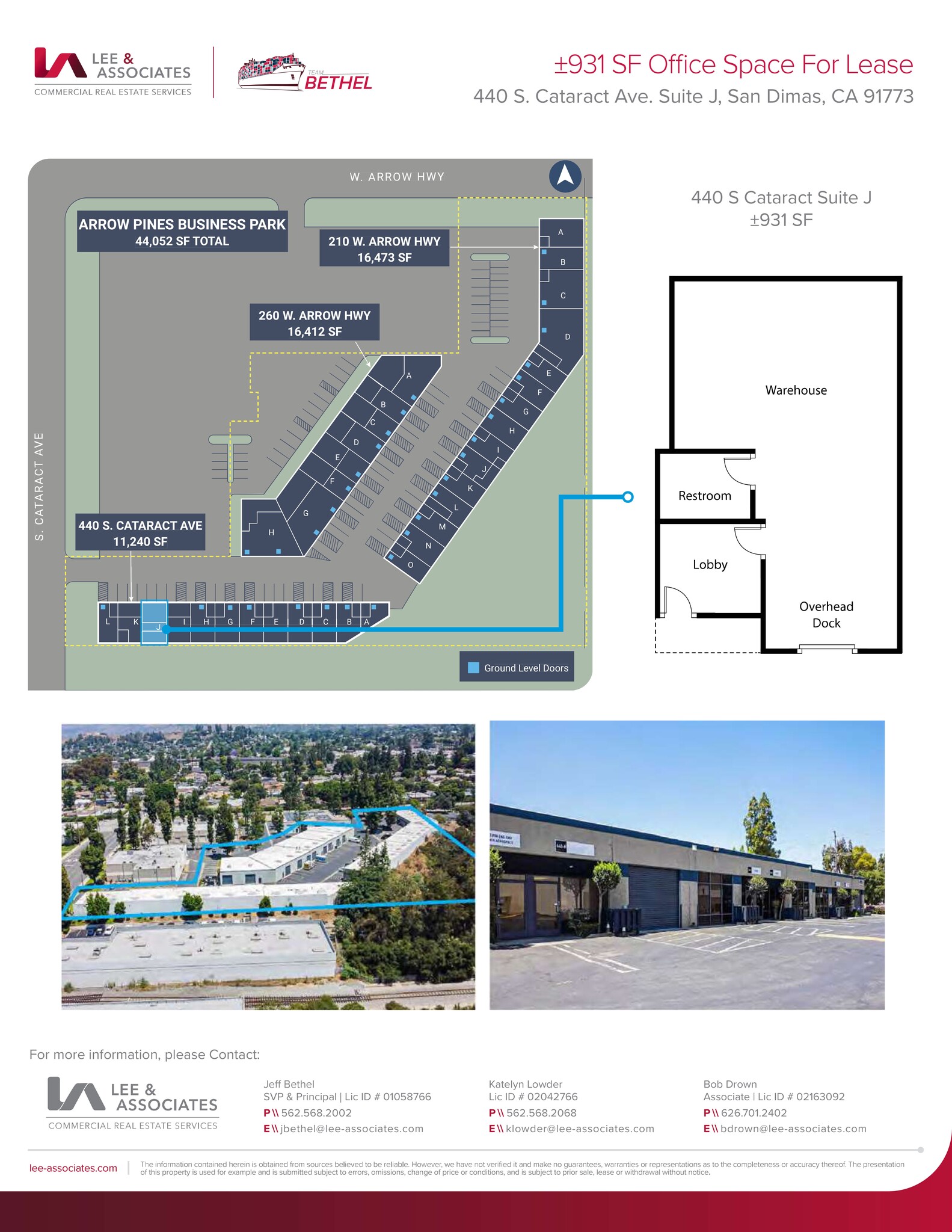 260 W Arrow Hwy, San Dimas, CA for lease Site Plan- Image 1 of 2