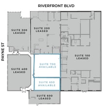 921 N Riverfront Blvd, Dallas, TX for lease Floor Plan- Image 1 of 2