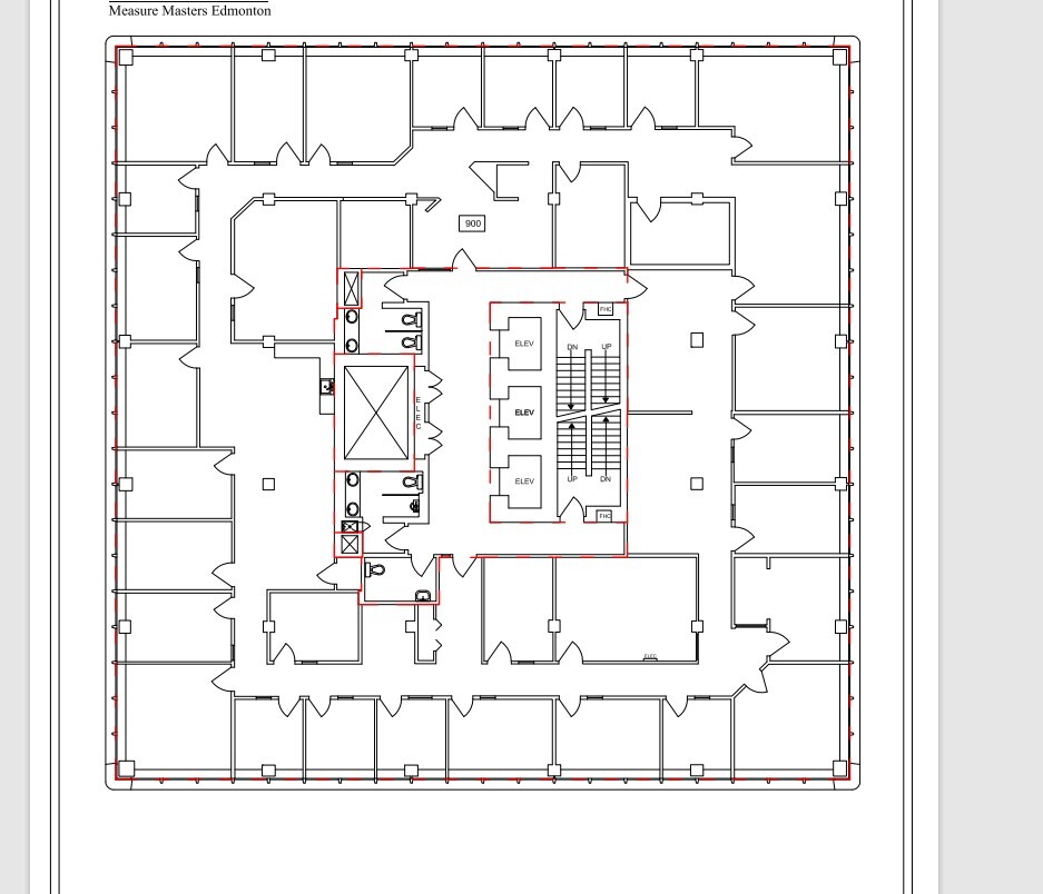 10107-10119 Jasper Av NW, Edmonton, AB for lease Floor Plan- Image 1 of 1