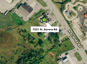 7331 N Aurora Rd, Aurora, OH - aerial  map view