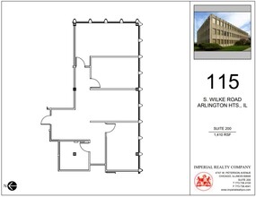 115 S Wilke Rd, Arlington Heights, IL for lease Floor Plan- Image 1 of 6