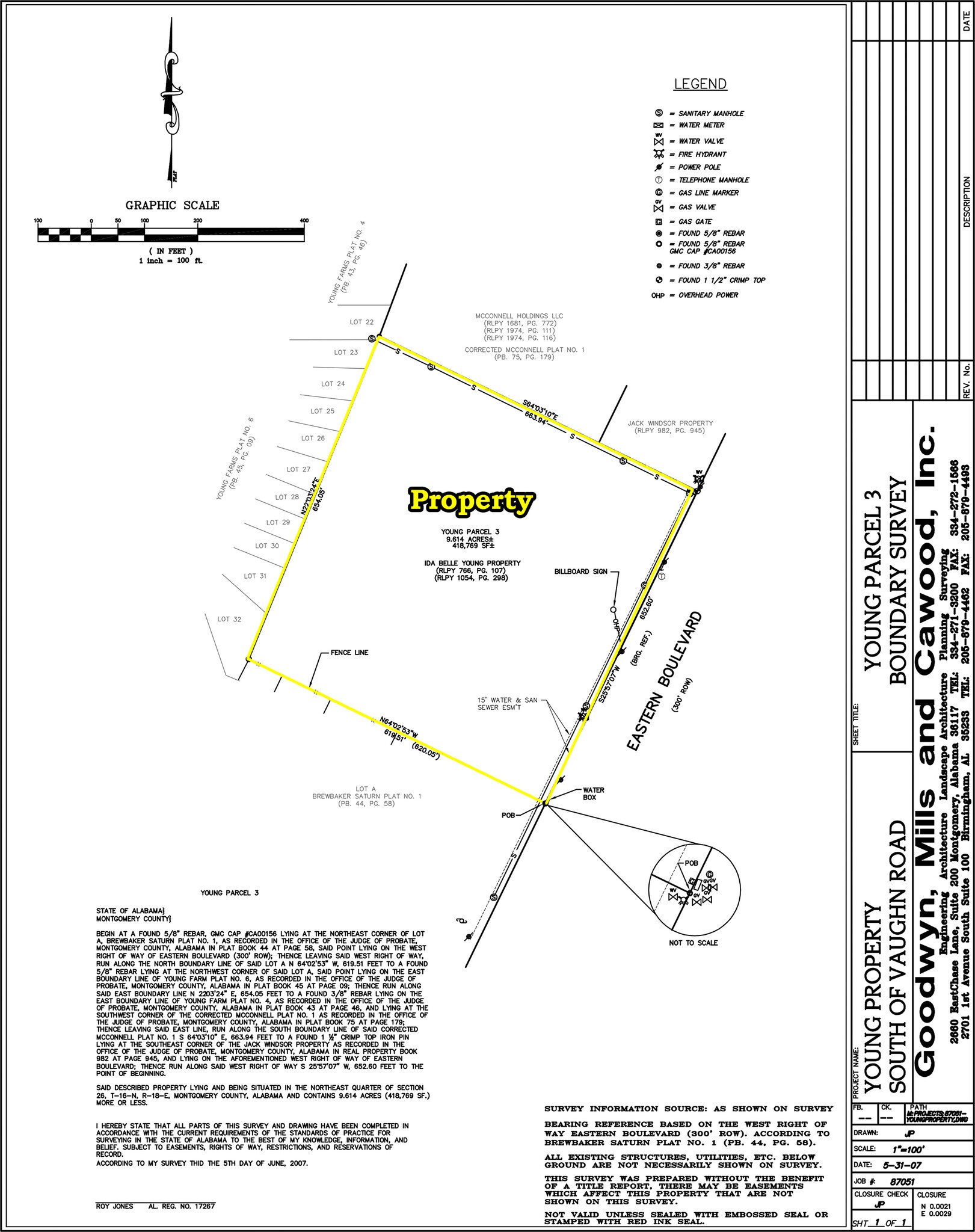 East Blvd, Montgomery, AL 36116 9.614 Acres