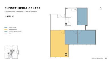 6255 W Sunset Blvd, Los Angeles, CA for lease Floor Plan- Image 1 of 1