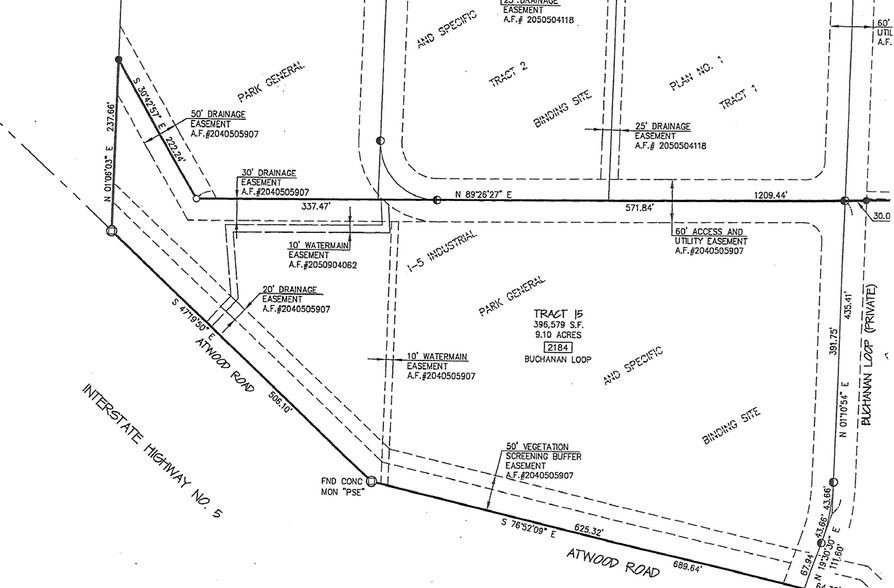 2184 Buchanan Loop, Ferndale, WA for sale - Plat Map - Image 2 of 10