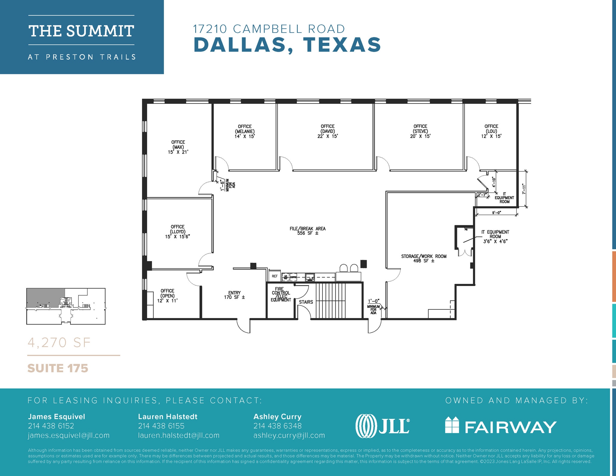 17101 Preston Rd, Dallas, TX for lease Floor Plan- Image 1 of 1