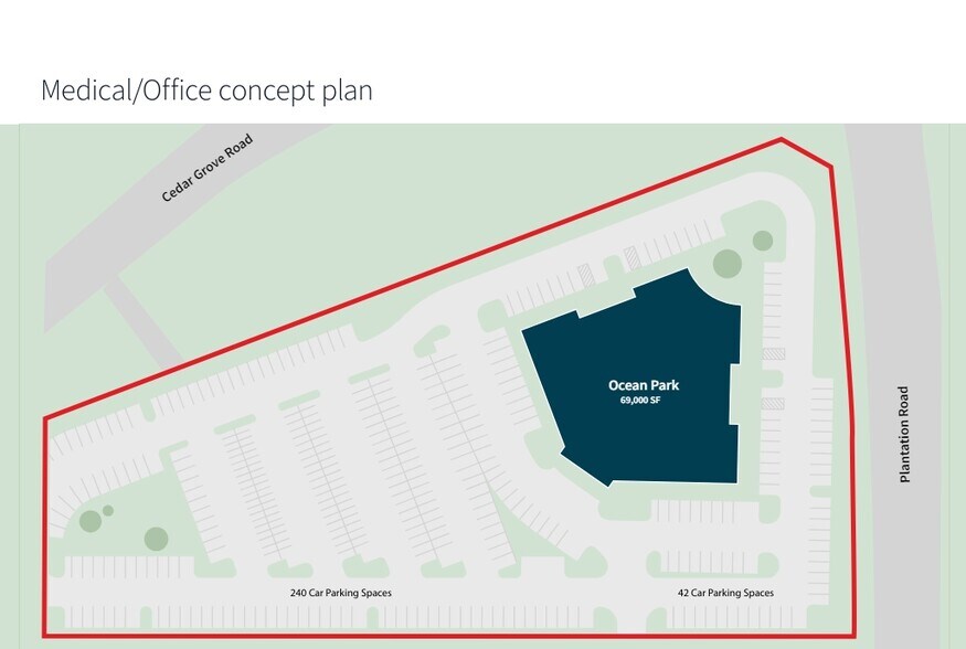 Plantation Road, Rehoboth Beach, DE for lease - Site Plan - Image 2 of 3