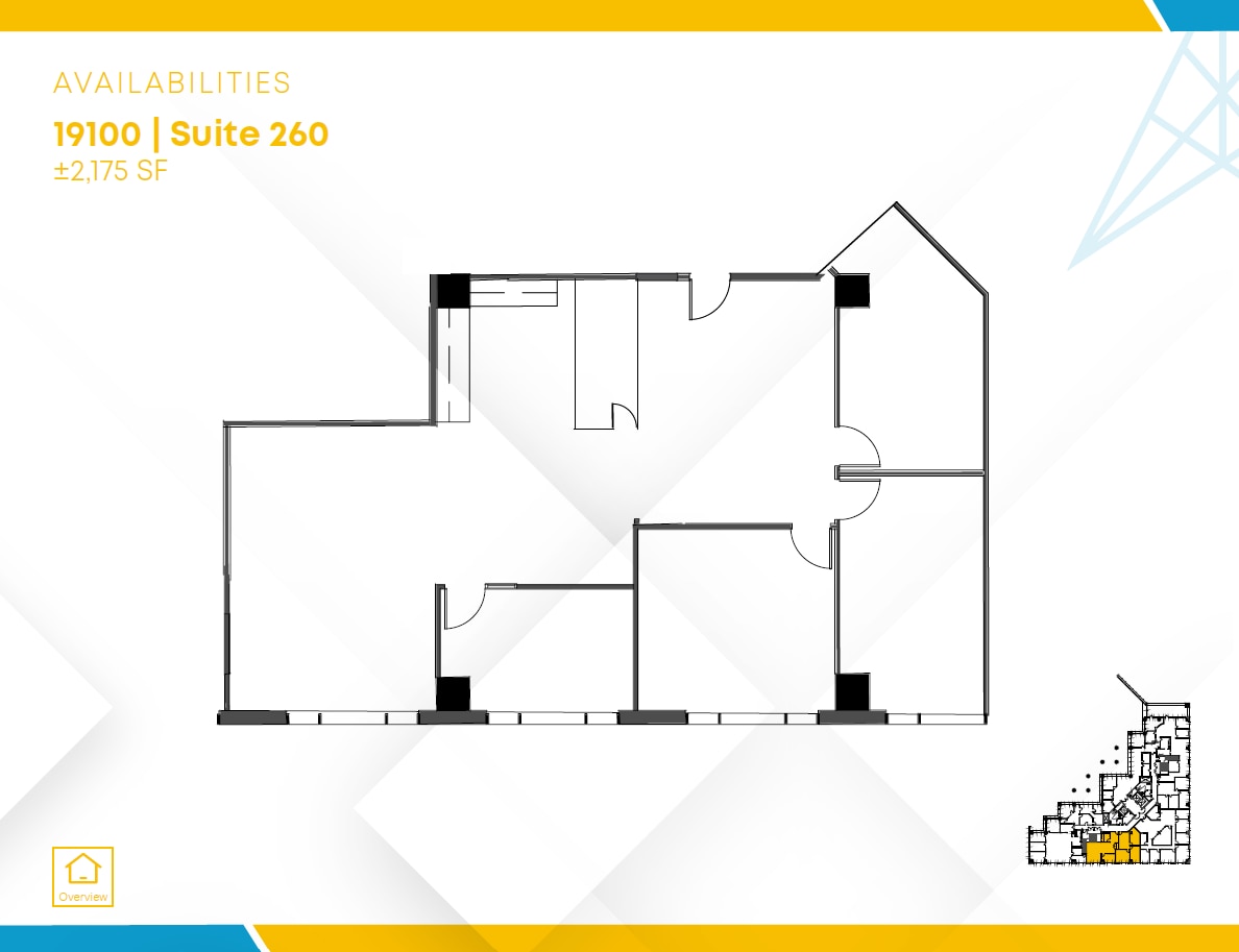 19100-19200 Von Karman Ave, Irvine, CA for lease Floor Plan- Image 1 of 2