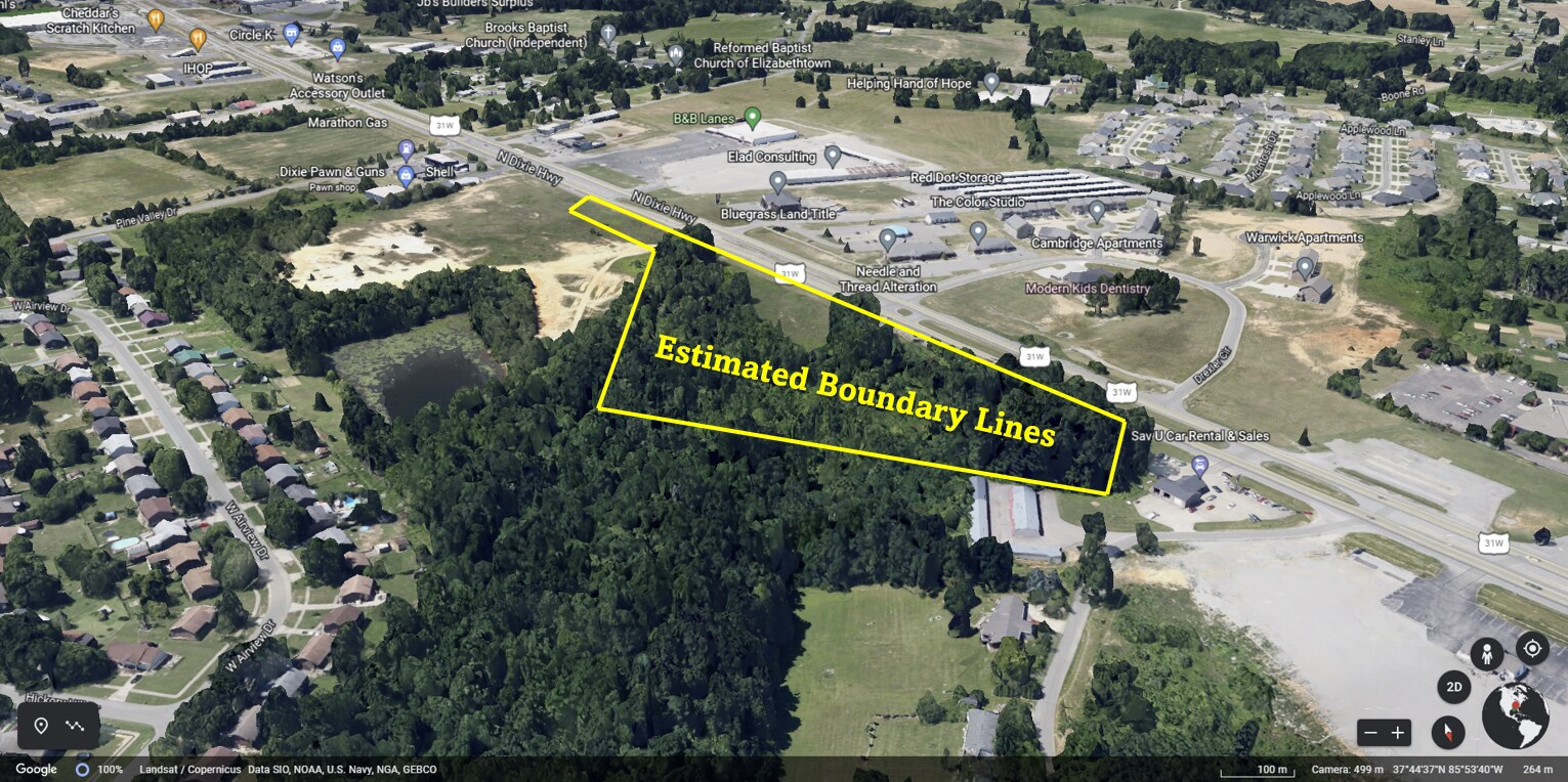 0 Dixie, Elizabethtown, KY for sale Aerial- Image 1 of 1