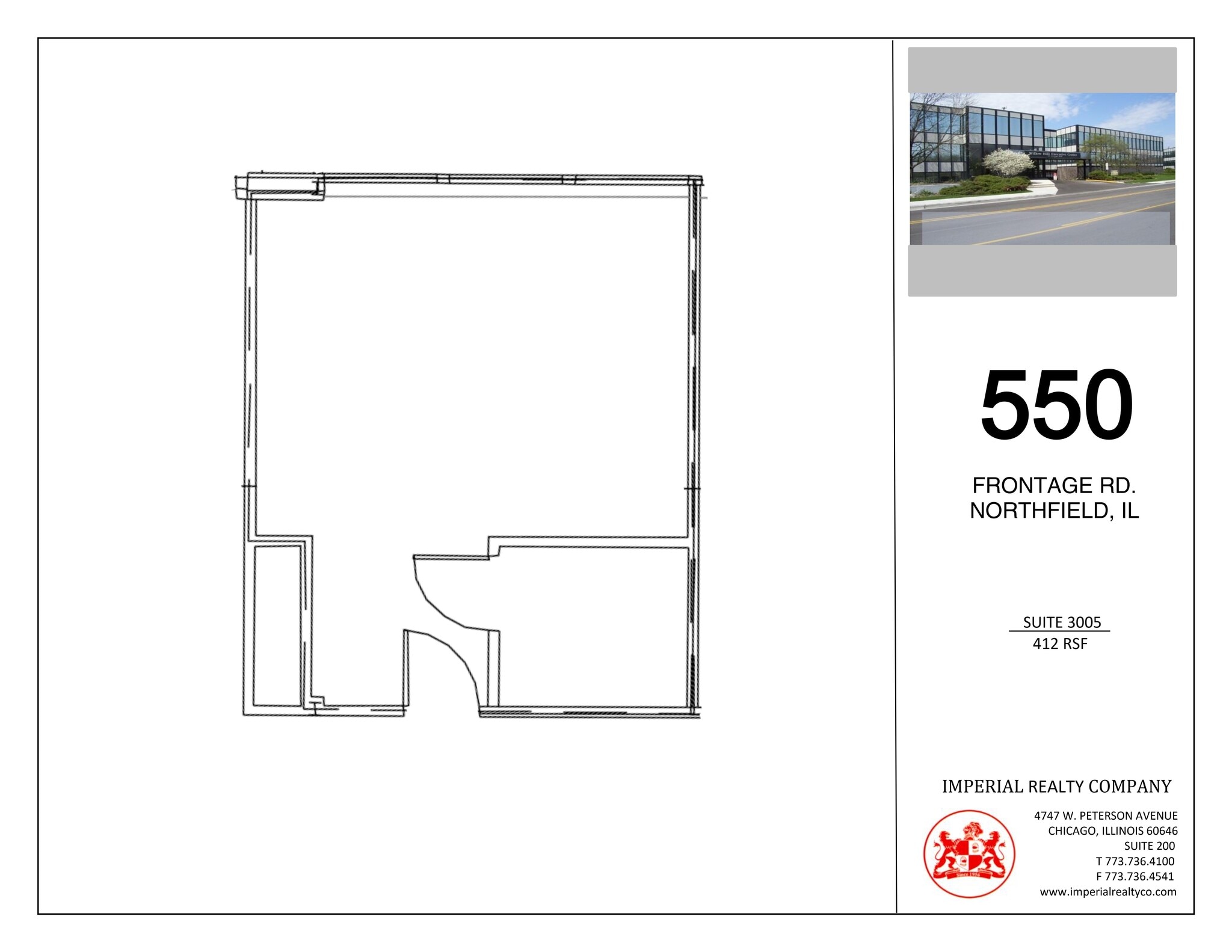 540-550 W Frontage Rd, Northfield, IL for lease Site Plan- Image 1 of 1
