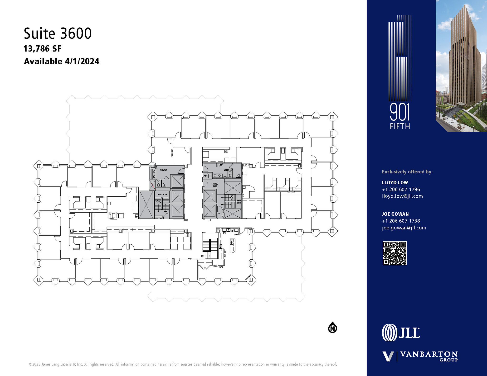 901 5th Ave, Seattle, WA for lease Floor Plan- Image 1 of 1