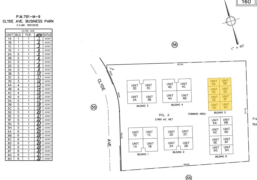 569 Clyde Ave, Mountain View, CA for sale - Plat Map - Image 2 of 3