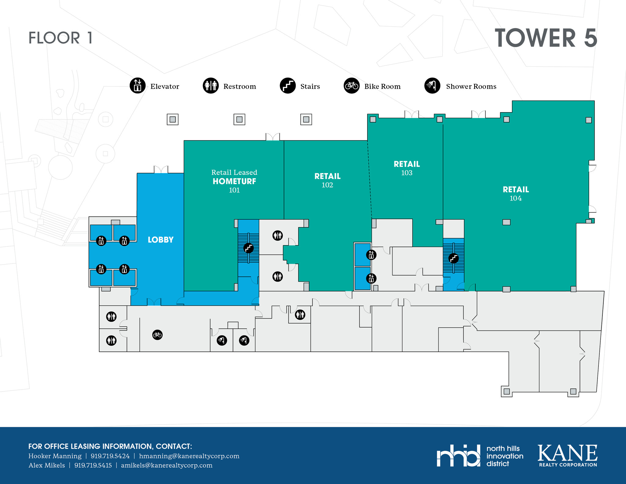 541 Church At North Hills St, Raleigh, NC for lease Floor Plan- Image 1 of 1