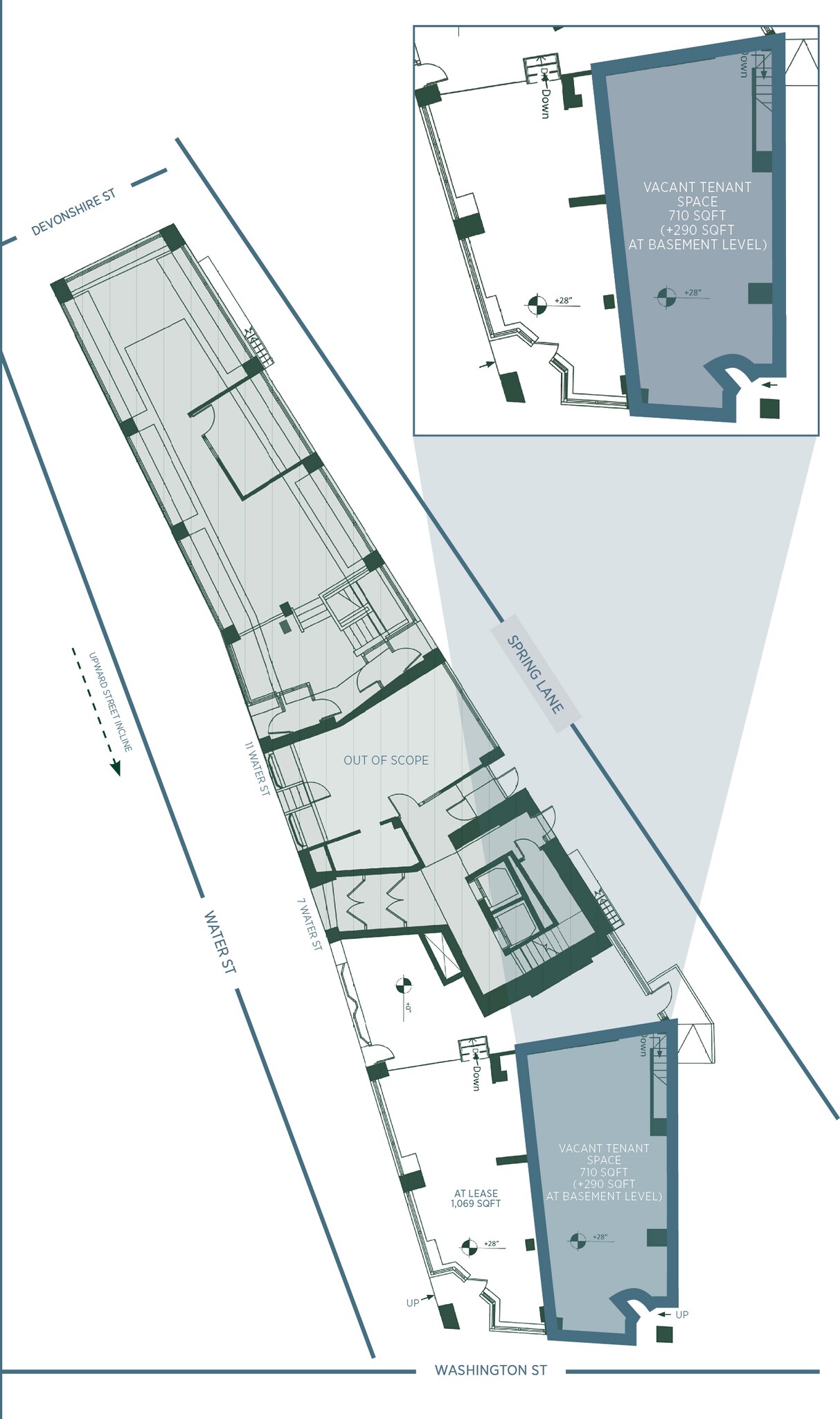7 Water St, Boston, MA for lease Site Plan- Image 1 of 2